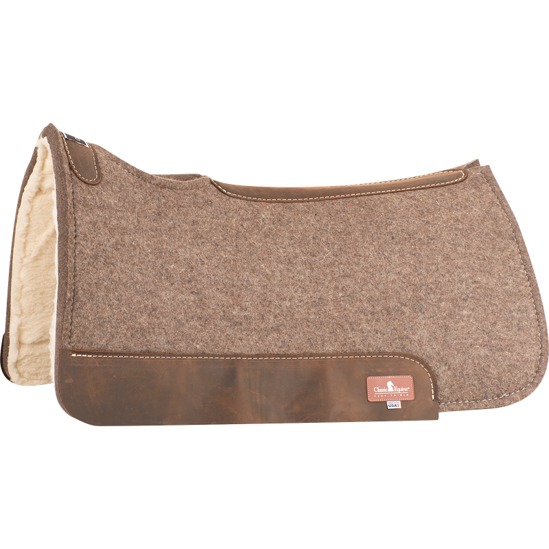 CLASSIC EQUINE 100% WOOL FELT FLEECE PAD