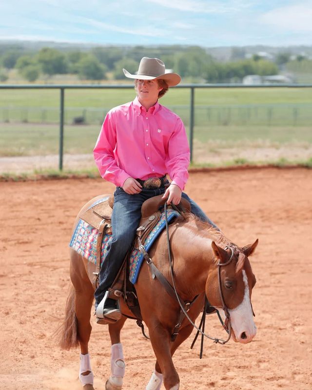 CINCH CLASSIC FIT BUTTON-DOWN WESTERN SHIRT