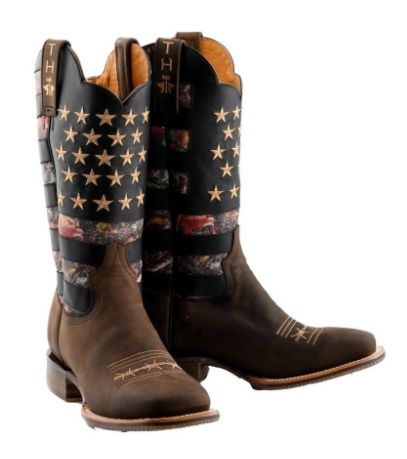 TIN HAUL MEN'S OPEN SEASON BROWN WESTERN BOOT