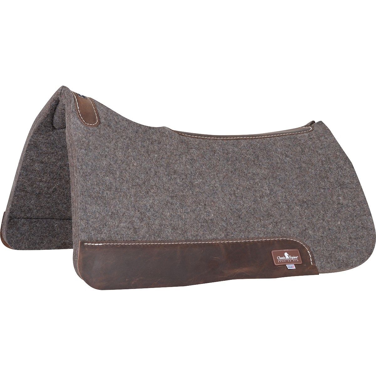 CLASSIC EQUINE 100% WOOL FELT CONTOURED PAD. 3/4"-INCH
