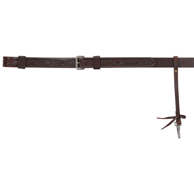 CIRCLE Y 1 1/2" FLORAL FLANK CINCH