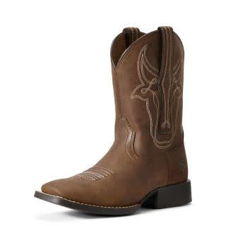 ARIAT BULLY BULLY WESTERN BOOTS - BROWN