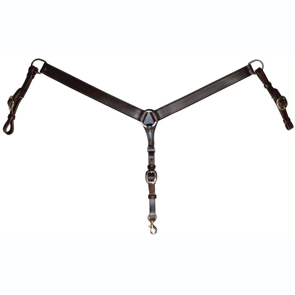 CIRCLE Y 1 1/2" WIDE STRAIGHT CLASSIC SMOOTH BREAST COLLAR