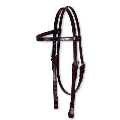 CIRCLE Y ARABIAN/COB CLASSIC SMOOTH BROWBAND HEADSTALL