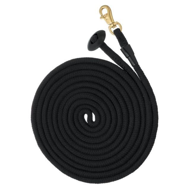 TOUGH 1 ROLLED COTTON LUNGE LINE WITH SOLID BRASS SNAP