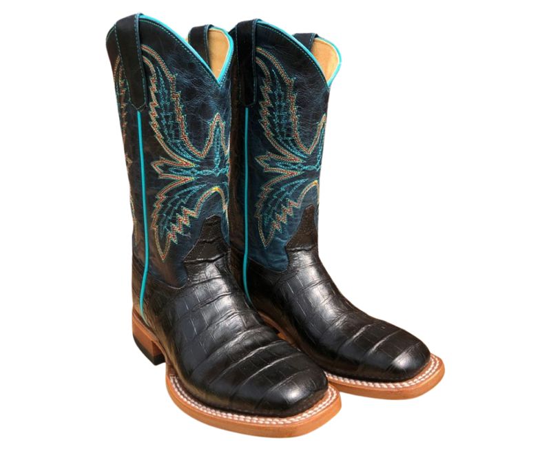 MACIE BEAN CAIMAN BELLY WESTERN BOOT
