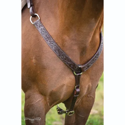 CIRCLE Y STRAIGHT FLORAL BREAST COLLAR