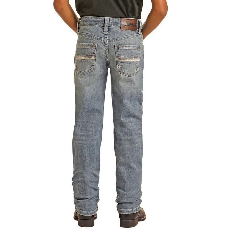 ROCK &amp; ROLL REVOLVER LIGHT WASH JEAN