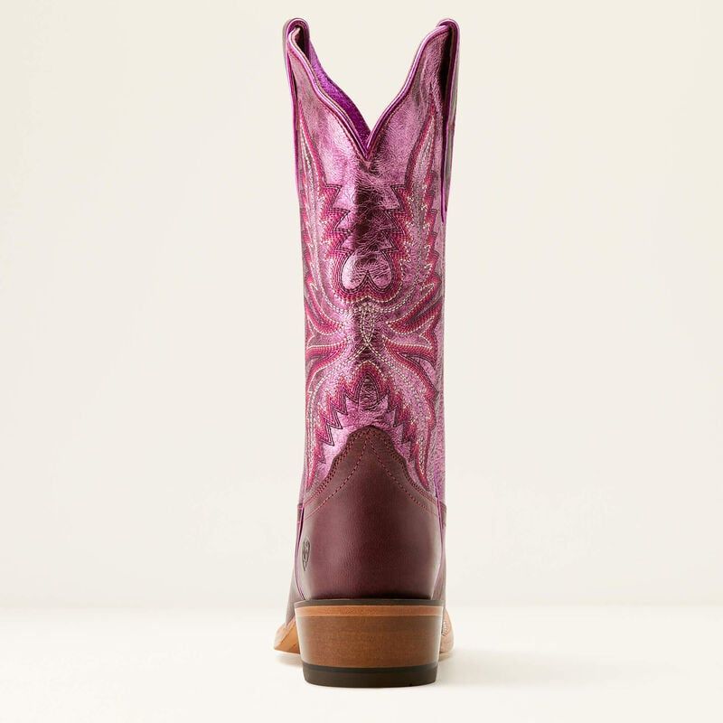 ARIAT FUTURITY FLASH WESTERN BOOT- GRAPE/MAGENTA