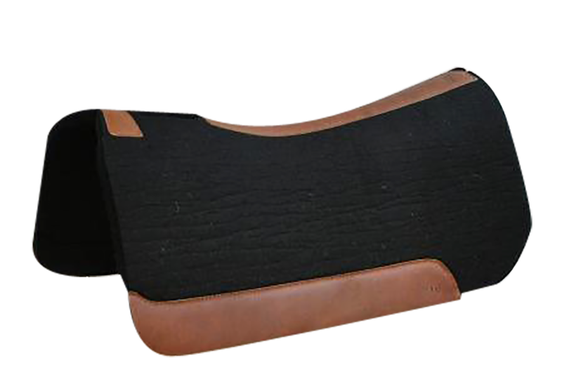 5 STAR 7/8" BARREL RACER CONTOURED BLACK BARREL PAD 30"X28"