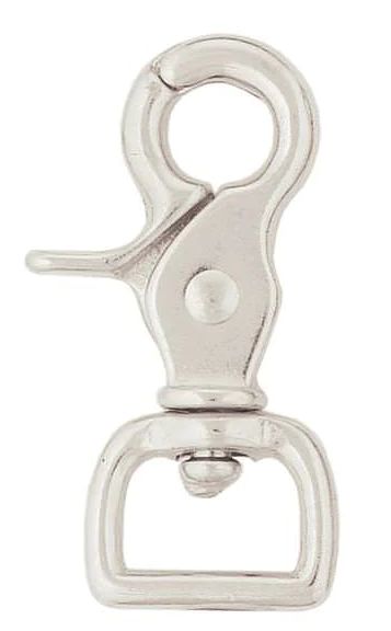 NICKEL PLATED SQUARE SCISSOR SNAP 3/4"