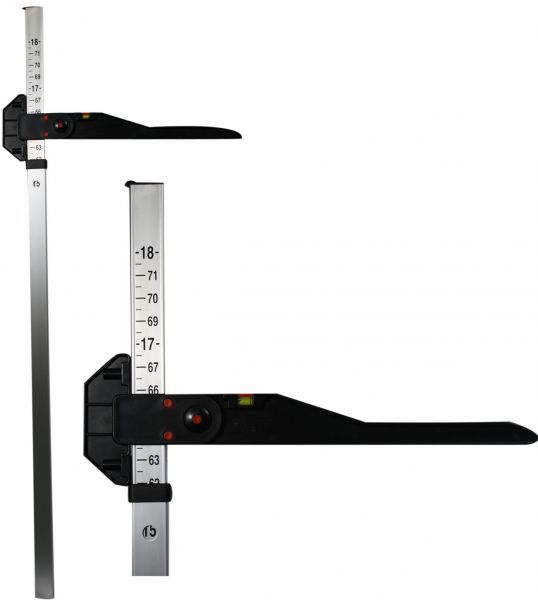 SHOWMAN ALUMINIUM MEASURING STICK