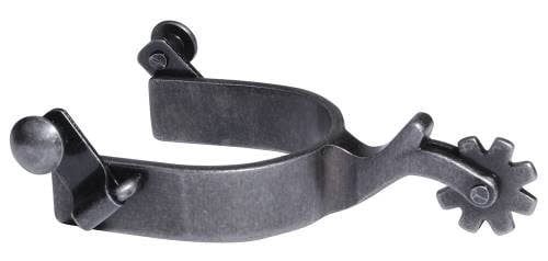 PROFESSIONAL'S CHOICE COWHAND GUNMETAL SPUR, YOUTH