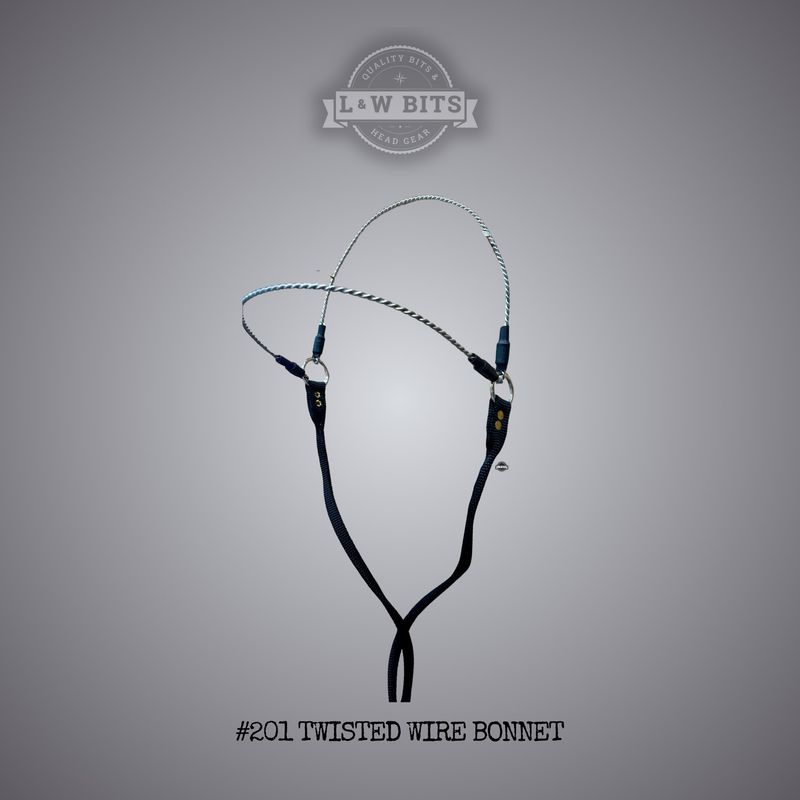 #201 L &amp; W TWISTED WIRE BONNET
