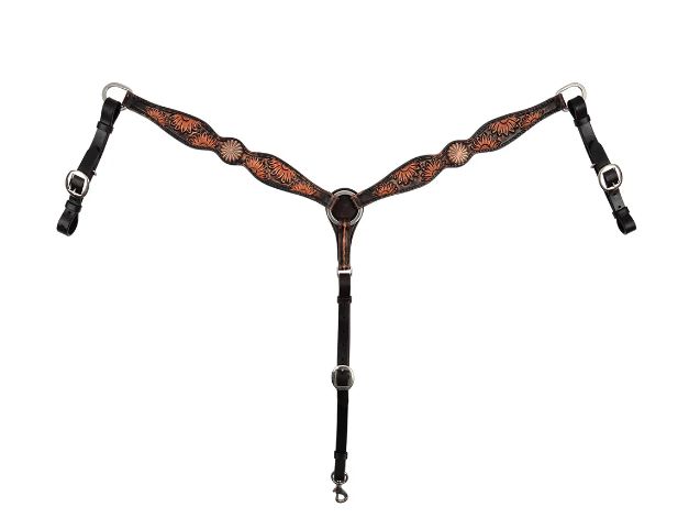 CIRCLE Y VINTAGE SUNFLOWER BREAST COLLAR