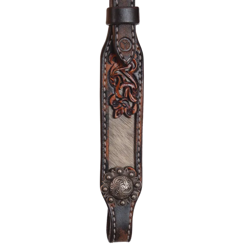 CIRCLE Y PONY INLAID FILIGREE BROWBAND HEADSTALL
