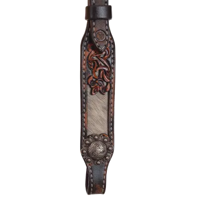 CIRCLE Y PONY INLAID FILIGREE BROWBAND HEADSTALL