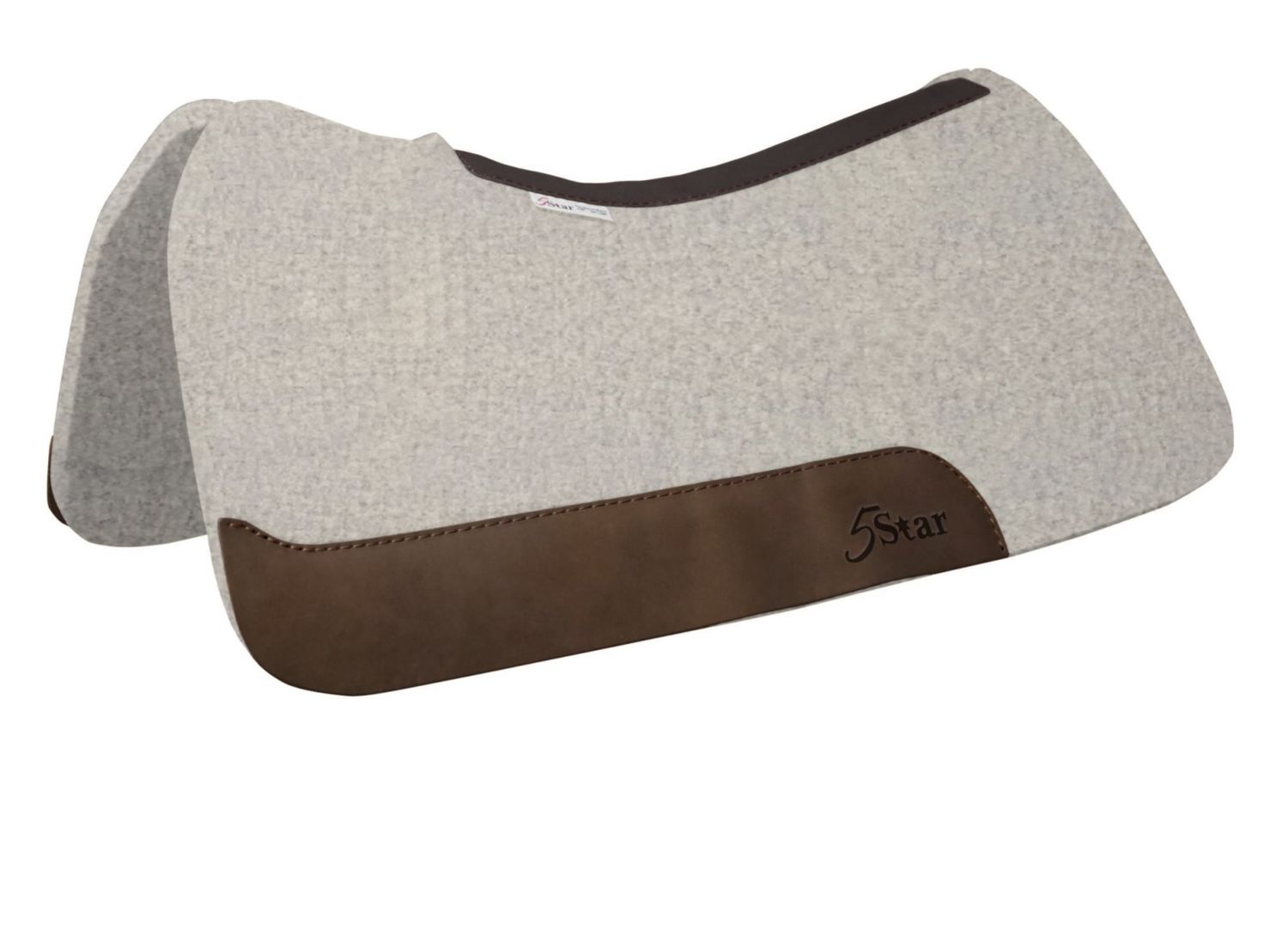 5 STAR BARREL RACER 7/8" FLEX FIT CUT OUT NATURAL PAD 30" X 28"
