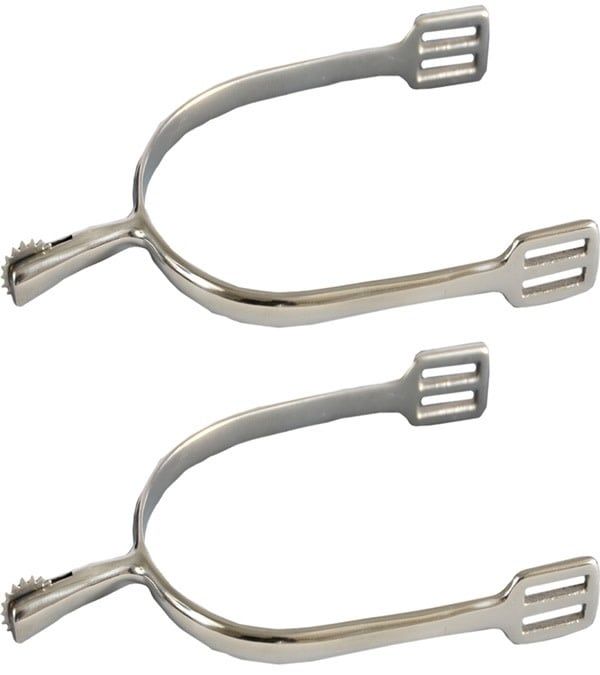 STAINLESS STEEL LADIES  SPURS WITH STAINLESS STEEL ROWEL - 20MM