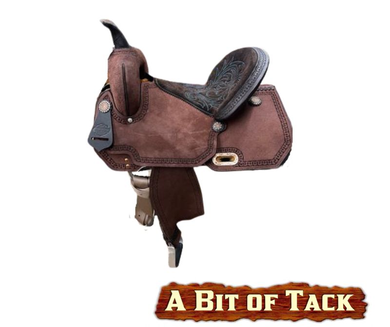 14.5" Circle Y Lindale Barrel Saddle Extra Wide Fit