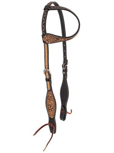 CIRCLE Y ONE EAR BLOOMING WILD HEADSTALL