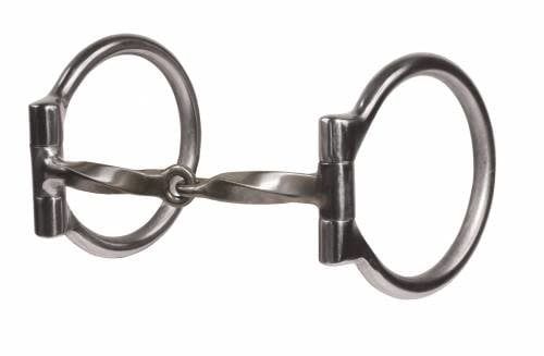 EQUISENTIAL D-RING SLOW TWIST SNAFFLE