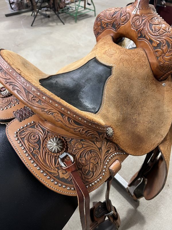 14.5" Used Stoney Barrel Saddle - X-Wide