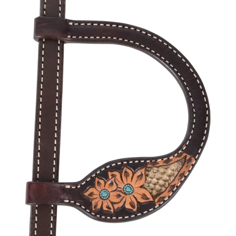 CIRCLE Y PYTHON PASS ONE EAR HEADSTALL