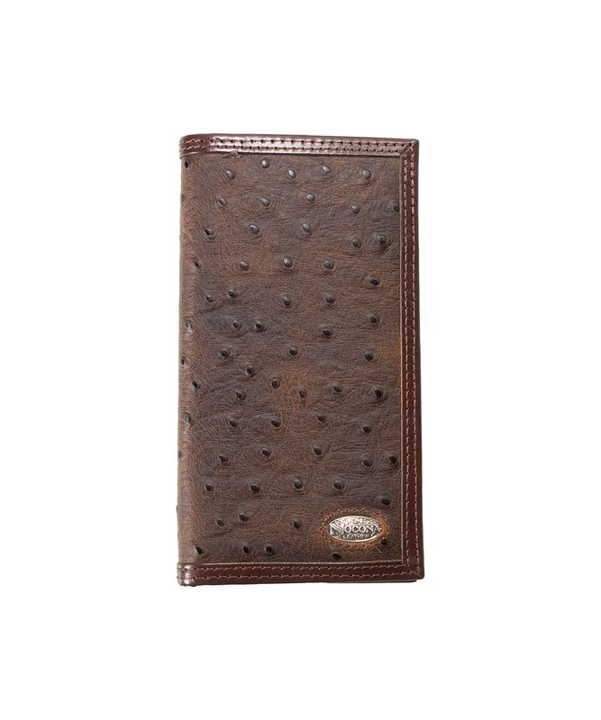 NOCONA OSTRICH LEATHER RODEO WALLET