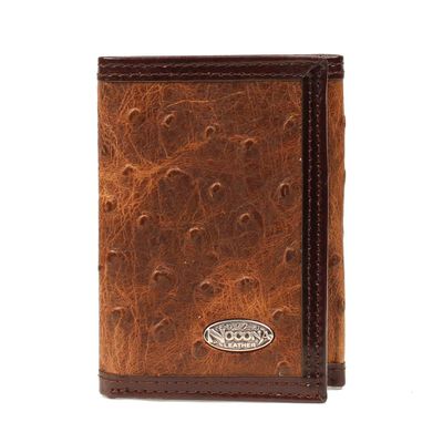 NOCONA OSTRICH TRIFOLD WALLET