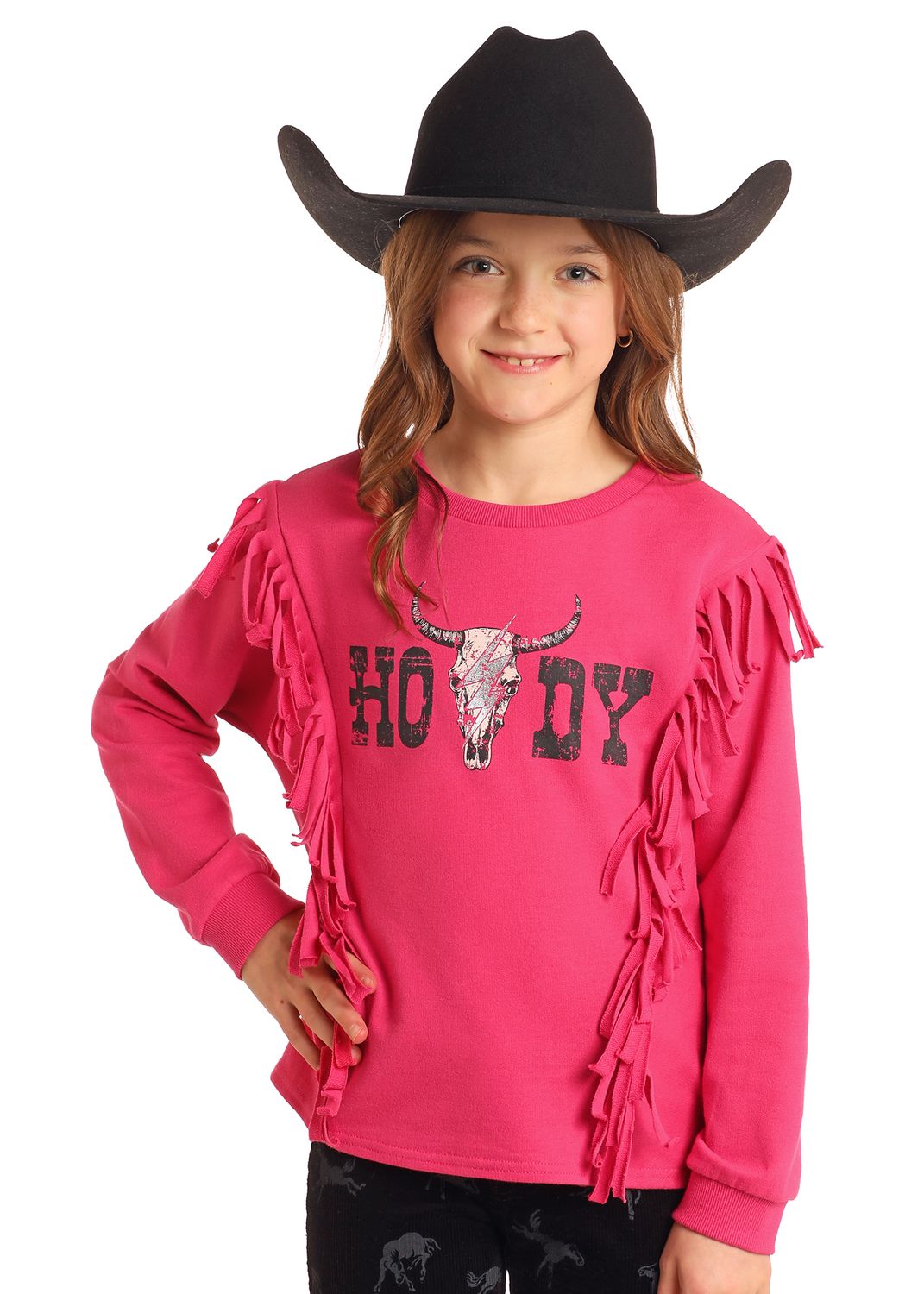 ROCK &amp; ROLL PULLOVER WITH FRINGE