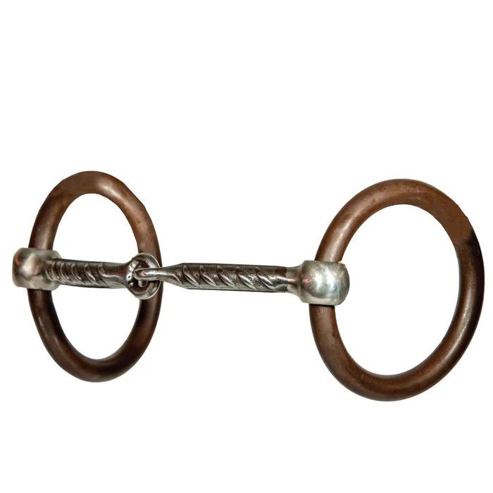 PROFESSIONAL'S CHOICE BOB AVILA REBAR LOOSE O RING SNAFFLE BIT