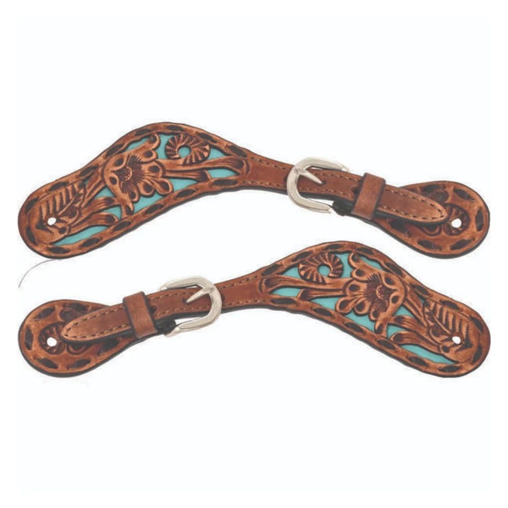 CIRCLE Y CARICO SPUR STRAPS, LADIES/YOUTH