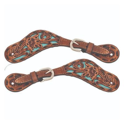 CIRCLE Y CARICO SPUR STRAPS, LADIES/YOUTH