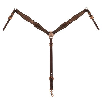 WEAVER WESTERN FLORAL SCALLOPED BREAST COLLAR