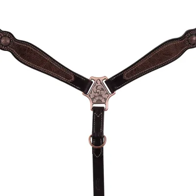 WEAVER WESTERN FLORAL SCALLOPED BREAST COLLAR