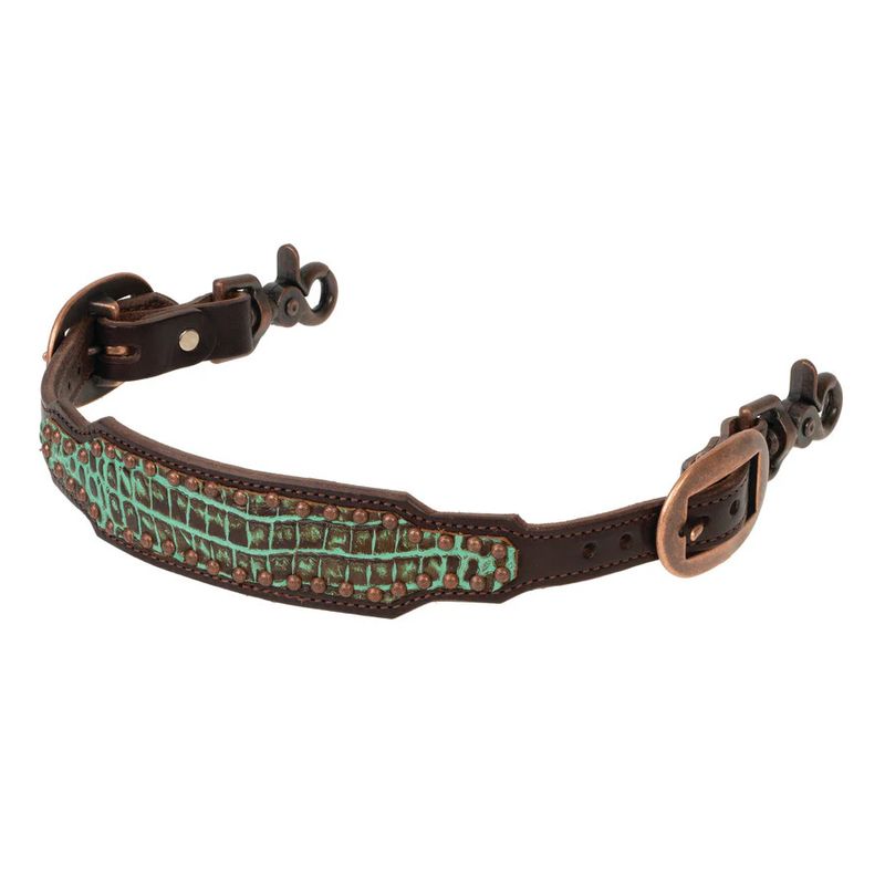WEAVER TURQUOISE CROC WITHER STRAP