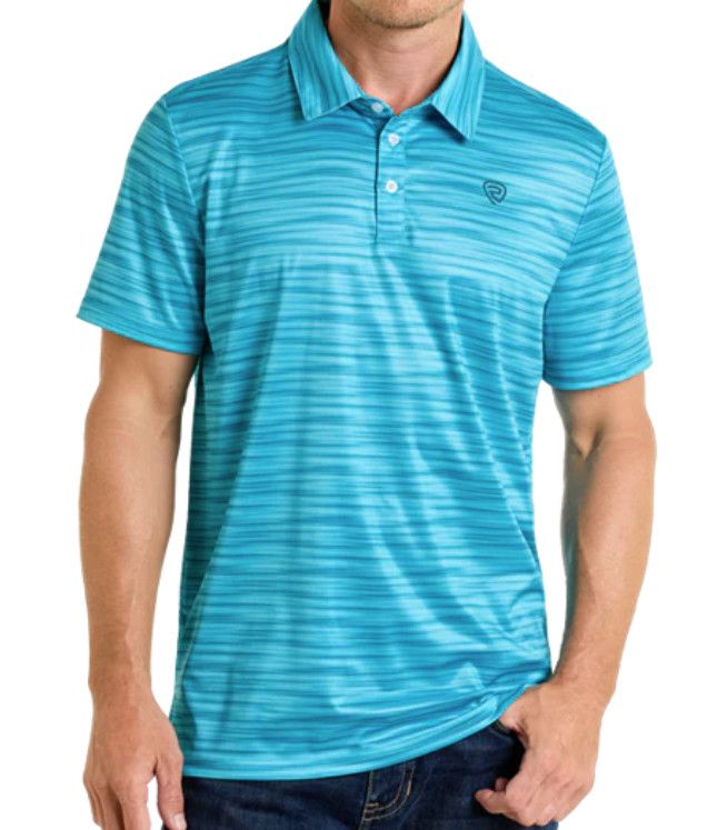 ROCK &amp; ROLL STRIATED POLO