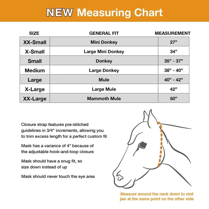 CASHEL CRUSADER MULE FLY MASK, STANDARD W/EARS