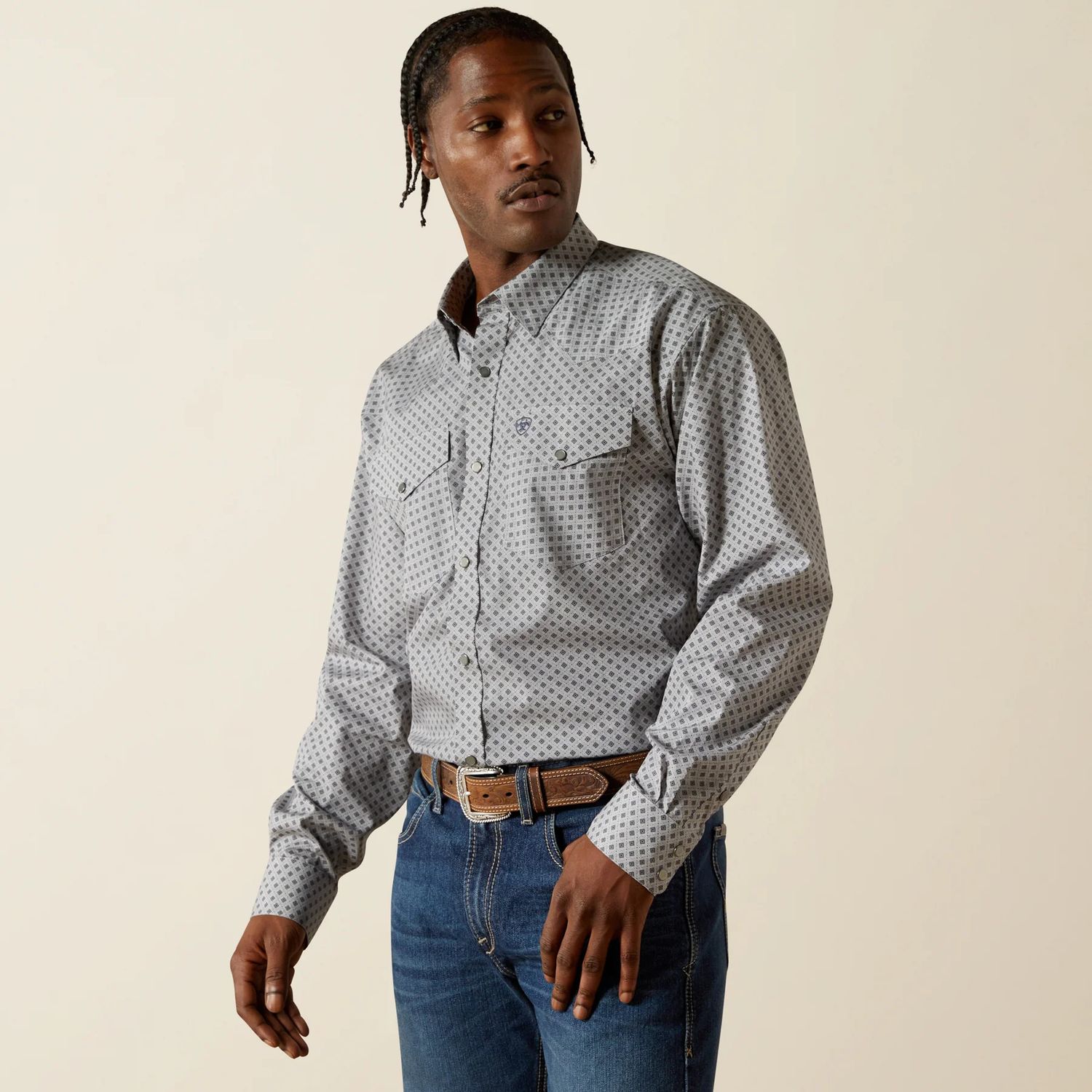 ARIAT EDWARD WRINKLE FREE CLASSIC FIT SHIRT