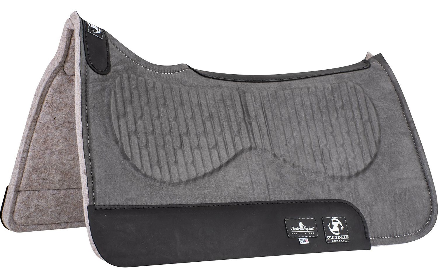 CLASSIC EQUINE ZONE MICRO SUEDE PAD, 3/4-INCH FELT