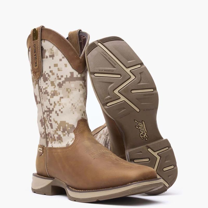 DURANGO® REBEL DESERT CAMO PULL-ON WESTERN BOOT