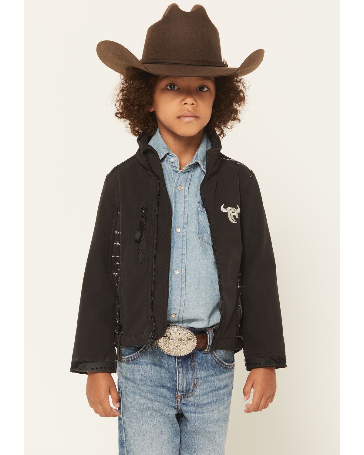 COWBOY HARDWARE BARB POLYSHELL JACKET