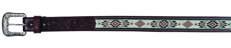 RED DIRT HAT CO. BEADED INLAY BELT