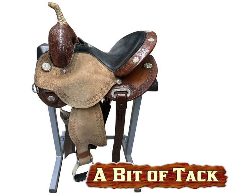 13" Used Circle Y Kelly Kaminski Flex 2 Barrel Saddle