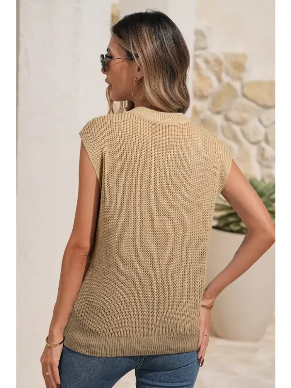 COWBOY SLEEVELESS SWEATER