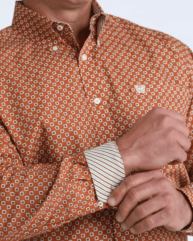 CINCH CLASSIC FIT BUTTON DOWN WESTERN SHIRT