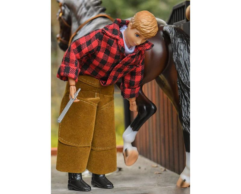 BREYER FARRIER WITH BLACKSMITH TOOLS