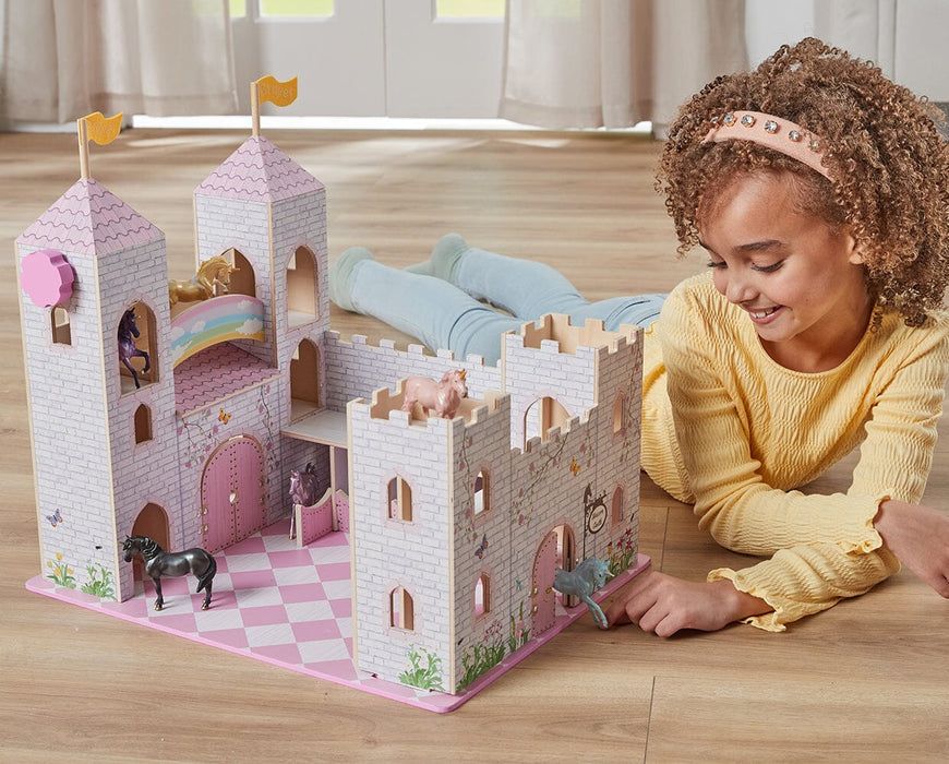 BREYER UNICORN MAGIC DELUXE WOOD CASTLE PLAYSET