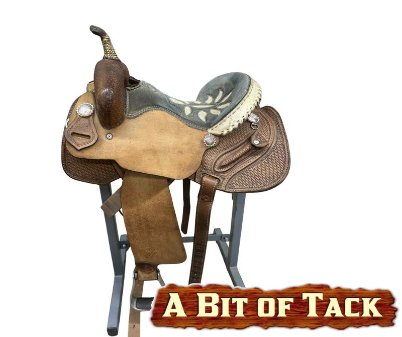 14" Used Double J Lynn McKenzie Special Barrel Saddle